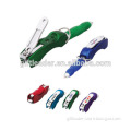 Plastic Folding Pen with Nail Clippers